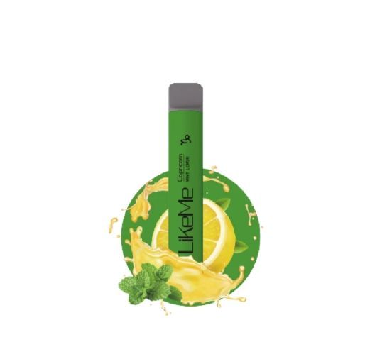 LikeMe Capricorn, Mint Lemon, 2ml 800 Puffs Nikotinfrei