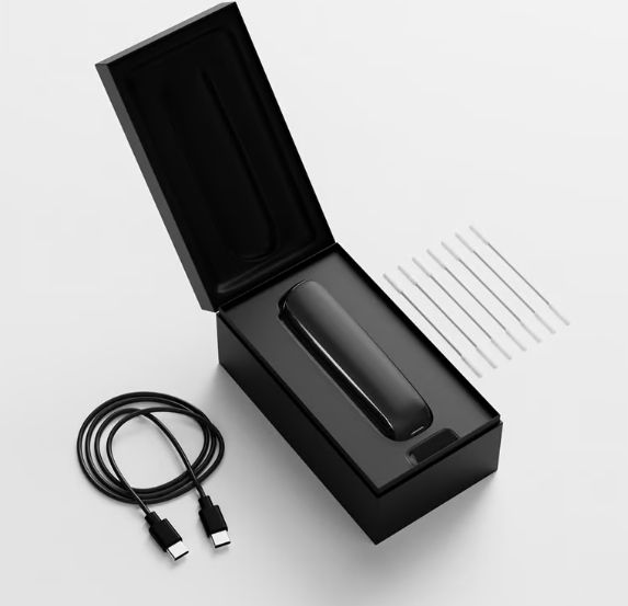 Ploom Aura - Jet Black, Tabakerhitzer für Evo Sticks