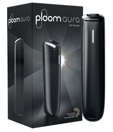 Ploom Aura - Jet Black, Tabakerhitzer für Evo Sticks