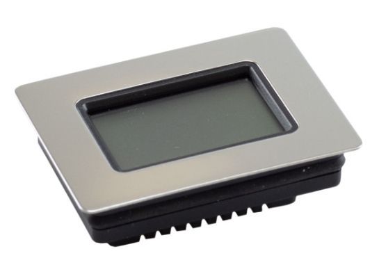 Hygrometer quadratisch, silber, digital Hygrometer quadratisch, silber, digital