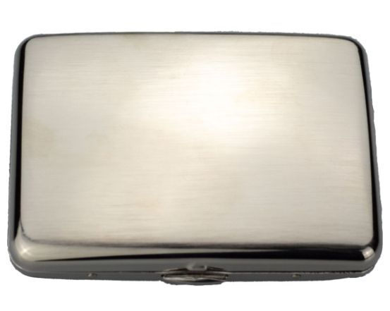 Cig.-Case Nickel-Brass 80mm 8/2 Cig.-Case Nickel-Brass 80mm 8/2
