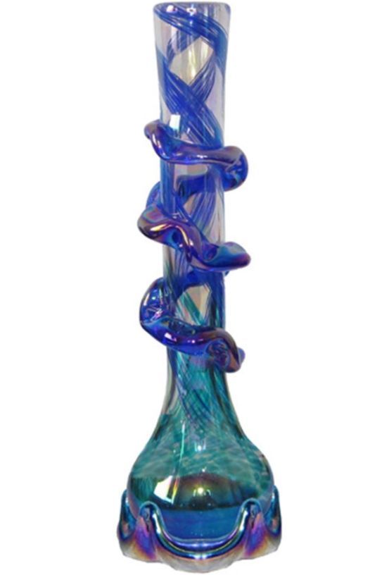 Bong Softglass blau 50cm