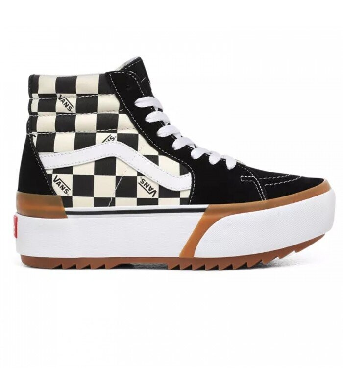 Vans Sk8 Hi Plataforma Stacked Checkboard Vans Sk8 Hi Plataforma Stacked Checkboard