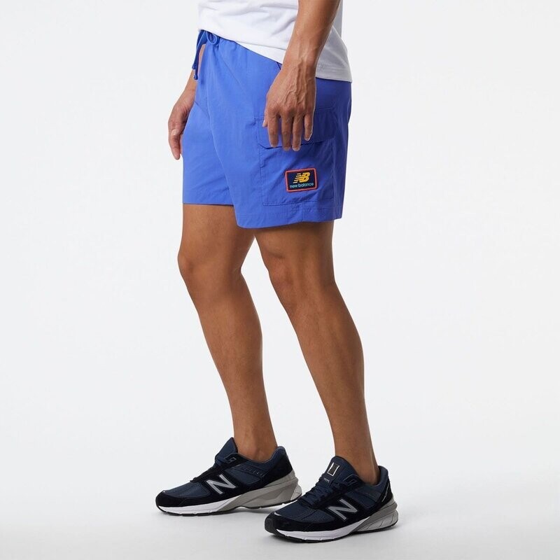 NEW BALANCE BERMUDA AZUL NEW BALANCE BERMUDA AZUL