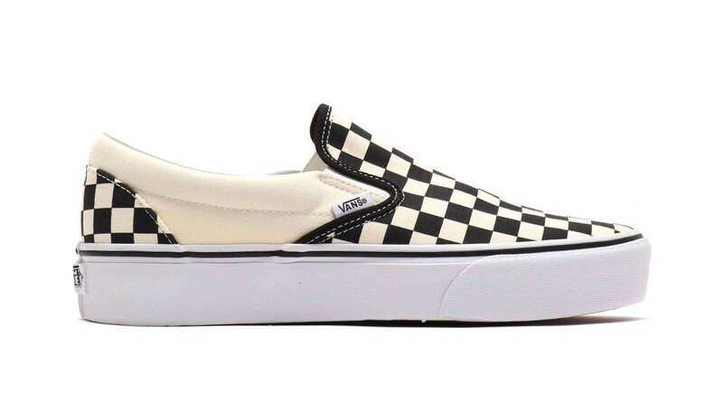 VANS SLIPON PLATAFORMA CUADROS