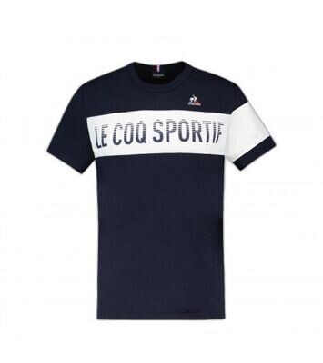 Le Coq Sportif camiseta marino y blanca