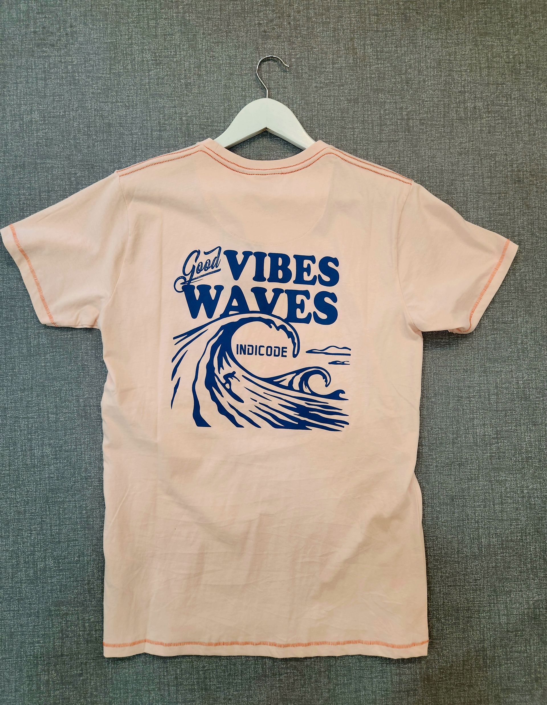 INDICODE camiseta vibes rosa