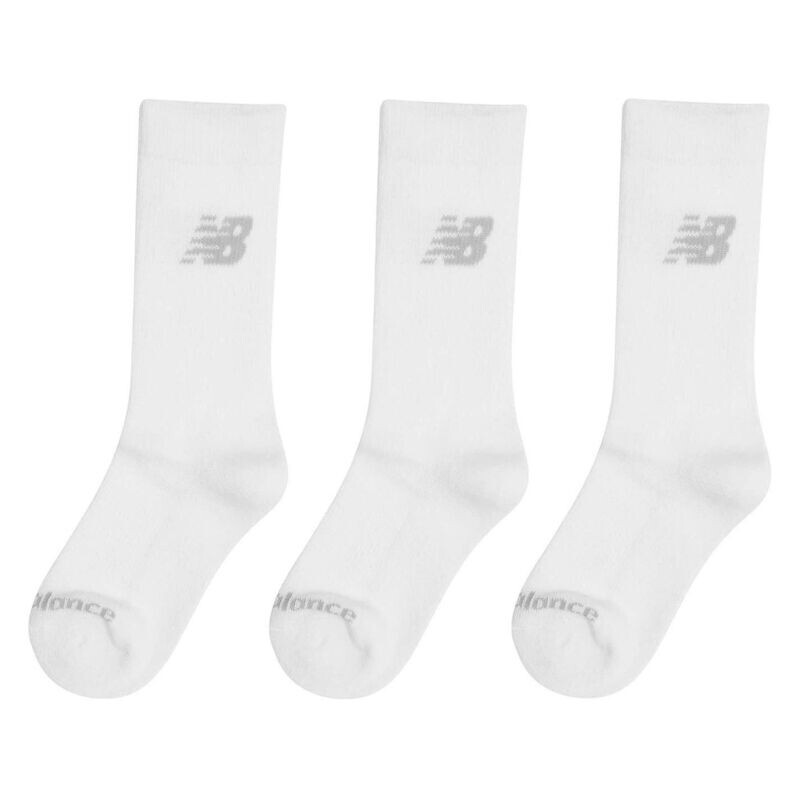NEW BALANCE pack calcetines blancos
