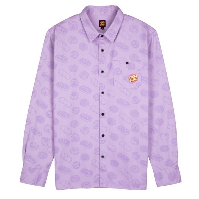 SANTA CRUZ CAMISA DOG lila SANTA CRUZ CAMISA DOG lila
