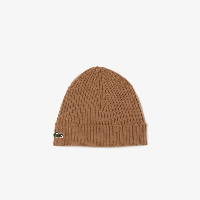 LACOSTE GORRO LANA marrón