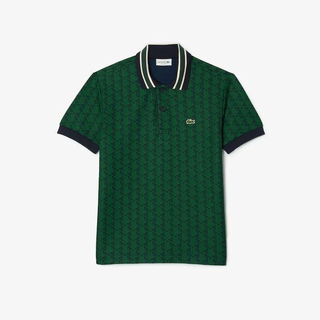 LACOSTE Polo logo verde LACOSTE Polo logo verde