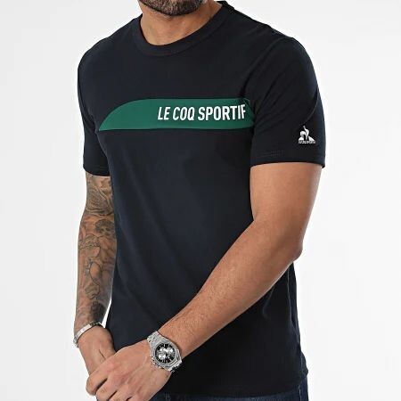 Le Coq Sportif Camiseta Negra/verde Le Coq Sportif Camiseta Negra/verde