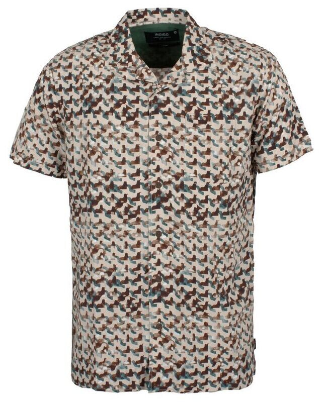 Indicode camisa Beige estampado Indicode camisa Beige estampado