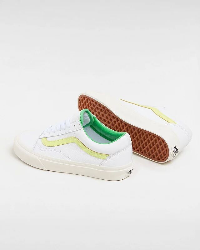VANS OLD SKOOL PREMIUM BLANCO/VERDE VANS OLD SKOOL PREMIUM BLANCO/VERDE