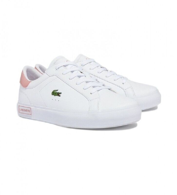 Lacoste powercourt blanca ROSA