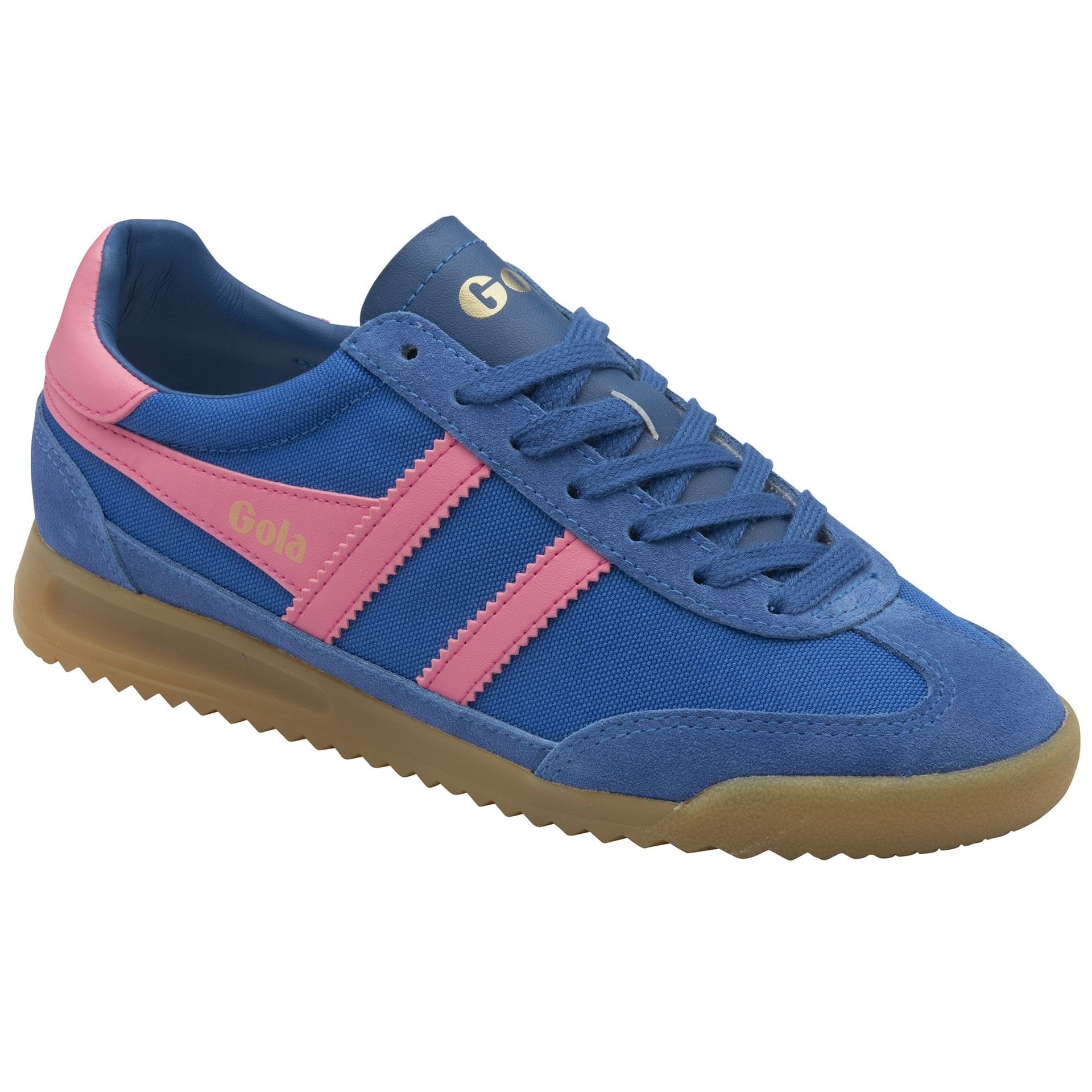 Gola azul tinta/rosa