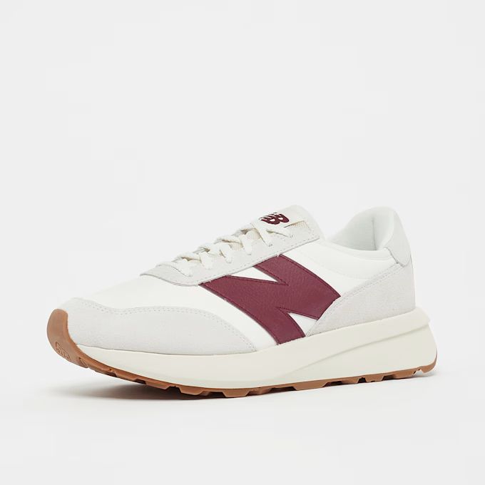 NEW BALANCE 370 Blanca/Burdeos