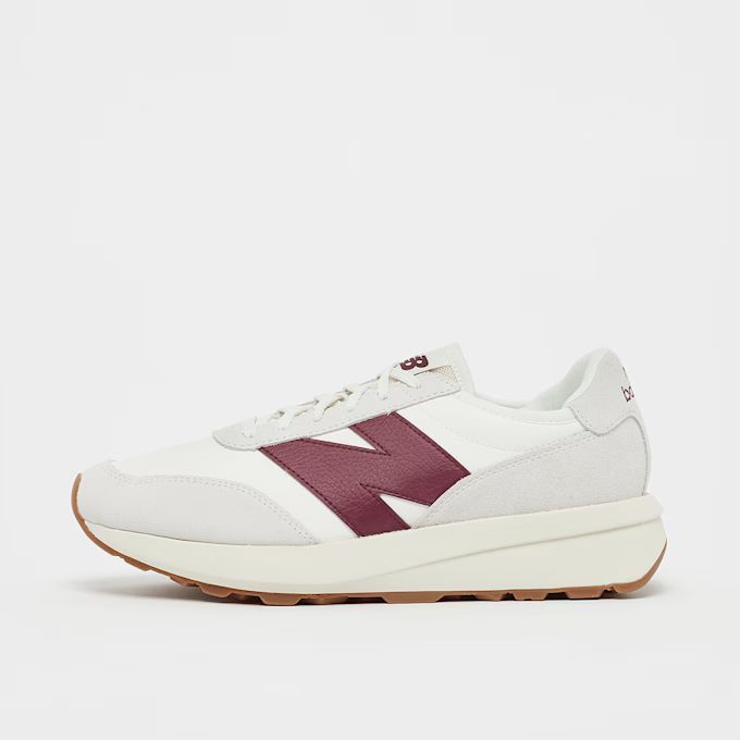 NEW BALANCE 370 Blanca/Burdeos