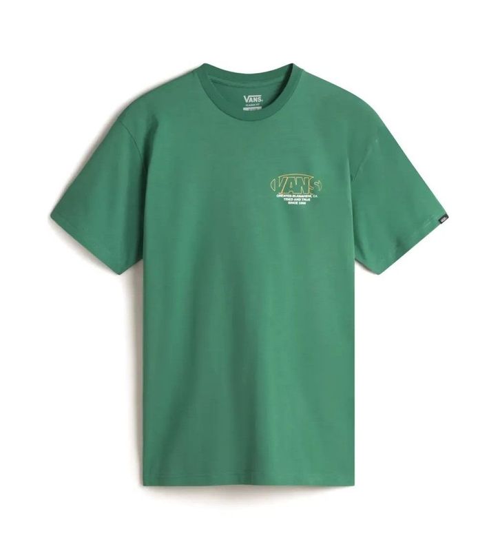 Vans camiseta verde logo