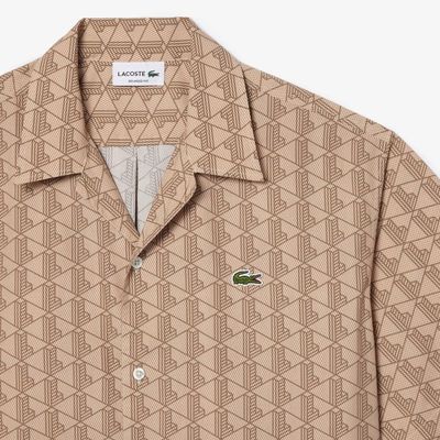 CAMISA LACOSTE BEIGE