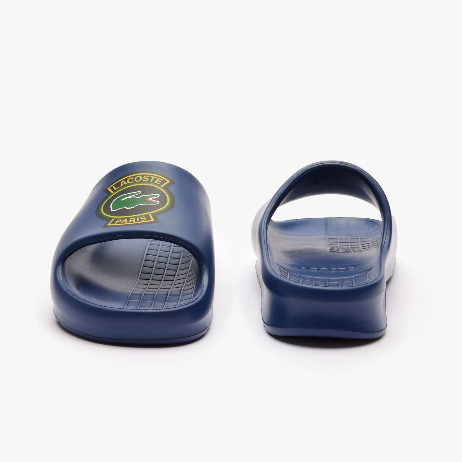LACOSTE CHANCLA AZUL GOMA