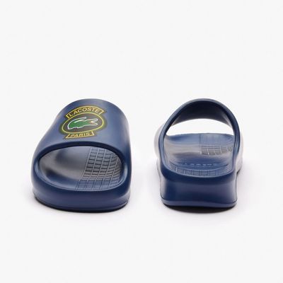 LACOSTE CHANCLA AZUL GOMA