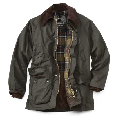 Barbour vedale wax olive
