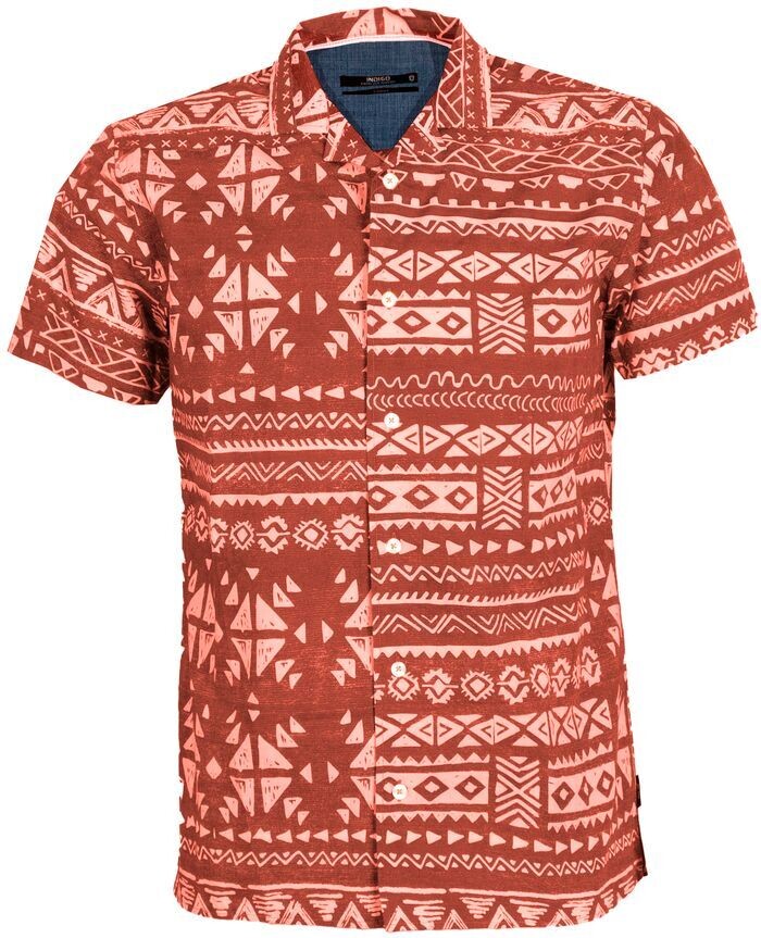 Indicode Camisa Estampado Rojo Indicode Camisa Estampado Rojo