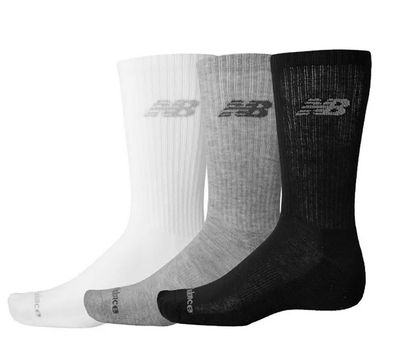 NEW BALANCE pack 3 gris/negro/blanco