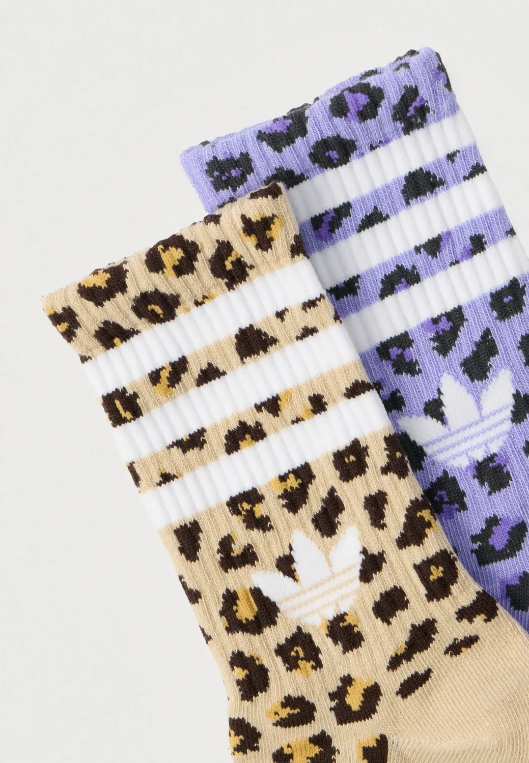 Adidas pack calcetines LEOPARDO LILA/BEIGE