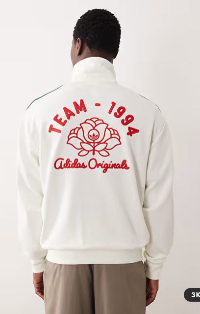 Adidas  estampado de rosa Firebird de adidas Originals