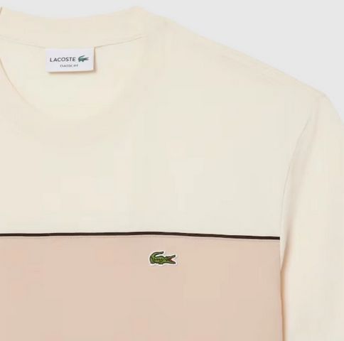 LACOSTE CAMISETA BASICA BEIGE