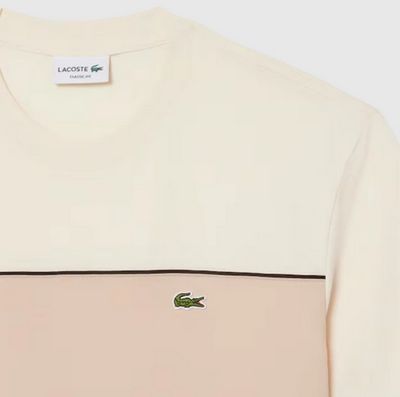 LACOSTE CAMISETA BASICA BEIGE