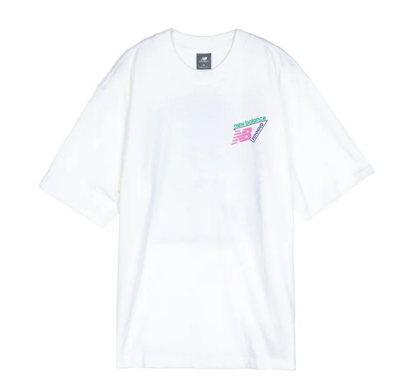 NB Camiseta BLANCA RUNNING OVERSIZE