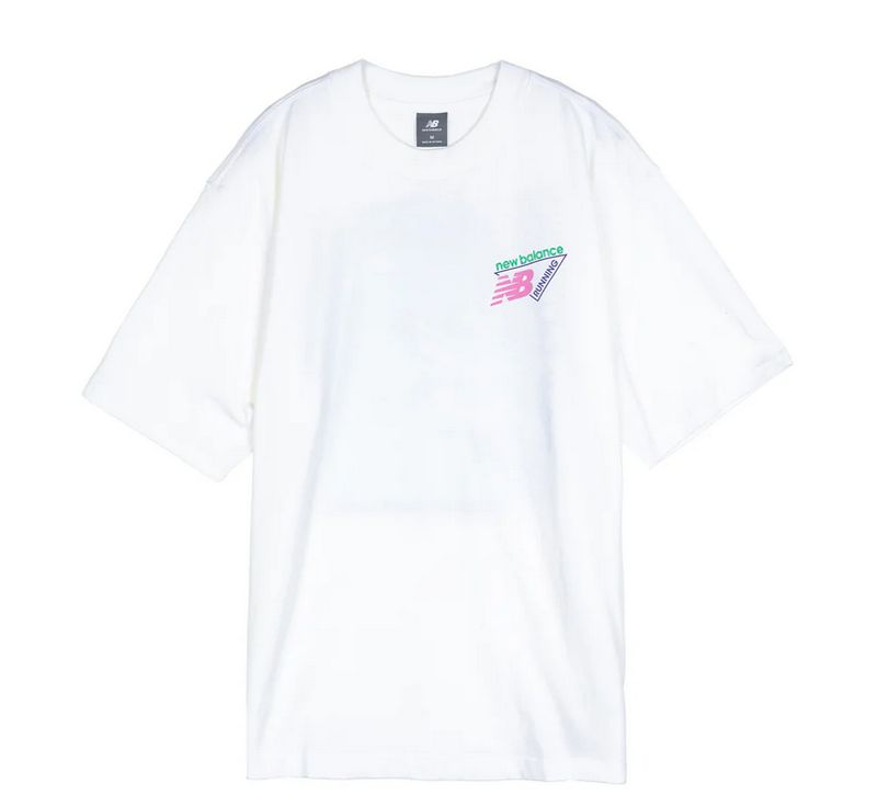 NB Camiseta BLANCA RUNNING OVERSIZE