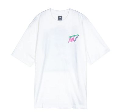 NB Camiseta BLANCA RUNNING OVERSIZE