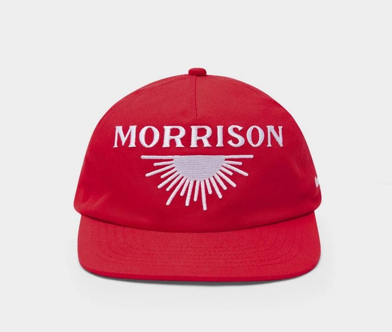 GORRA ROJA LOGO MORRISON