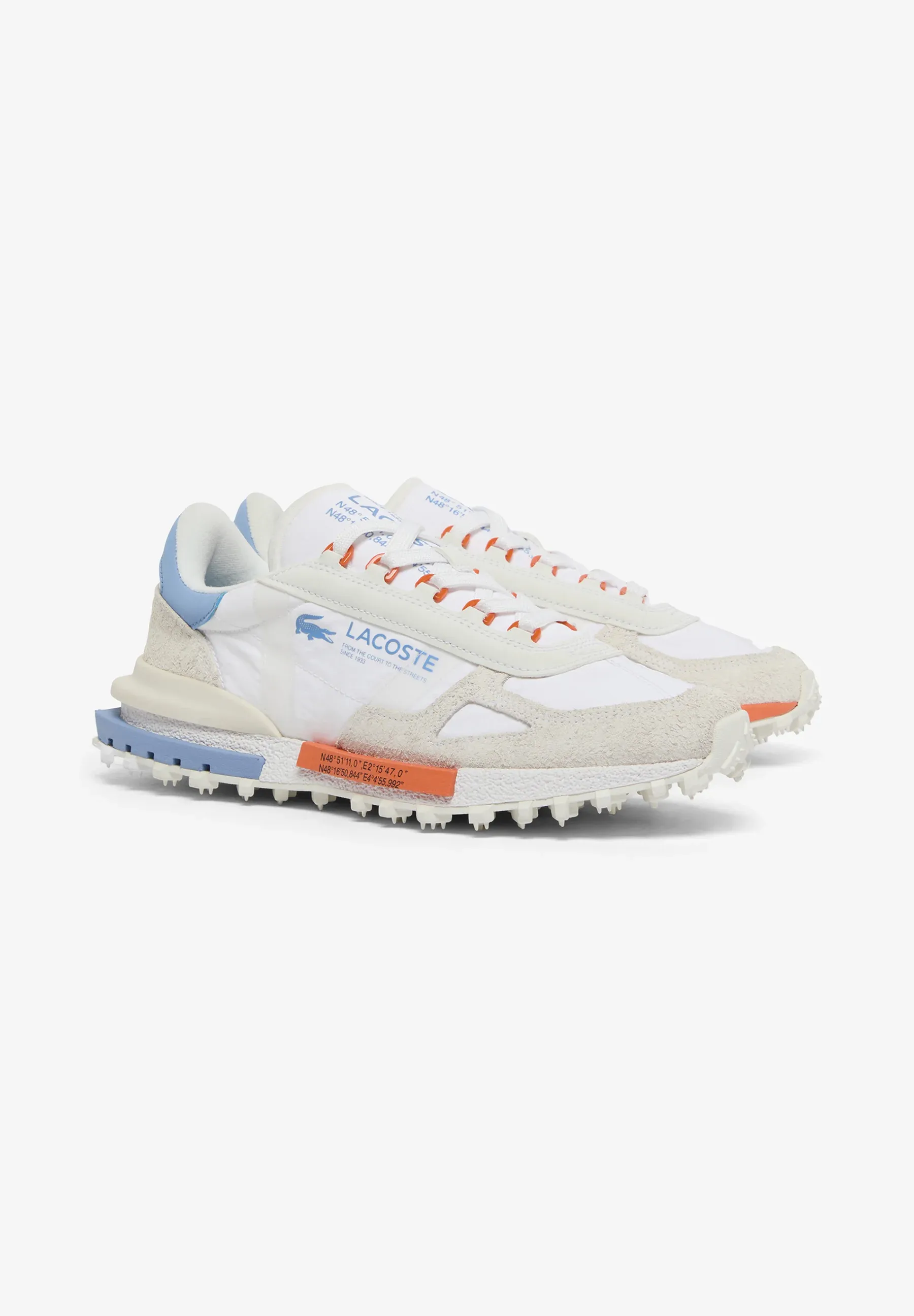 Lacoste Elite Blanca/Naranja