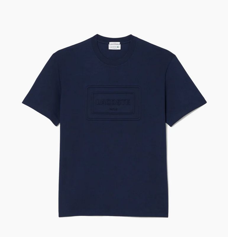 CAMISETA LACOSTE MARINO RELIEVE PARIS