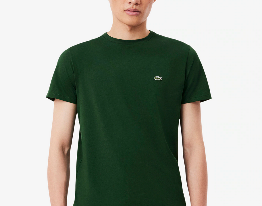 CAMISETA LACOSTE BASICA VERDE