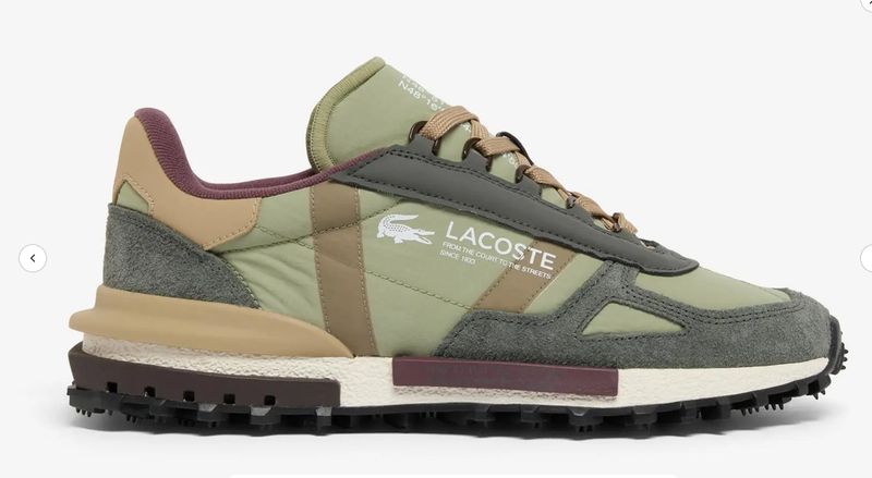 Lacoste Elite verde/gris/burdeos