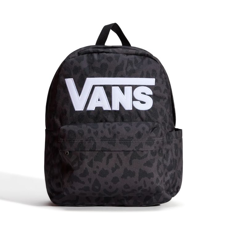 MOCHILA VANS LEOPARDO NEGRA