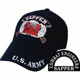 ARMY SAPPER CAP BRASS BUCKLE