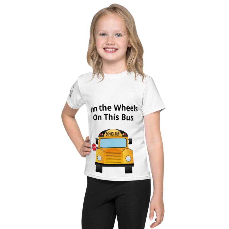 I&#39;m the Wheels on This Bus Kids T-Shirt