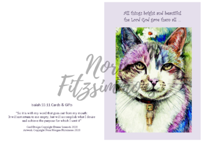 All Things Bright And Beautiful - Faith Card