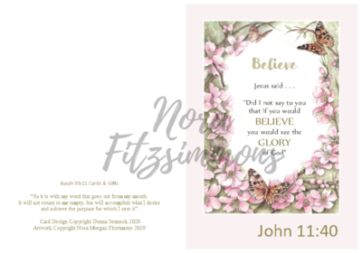 Believe - Faith Card