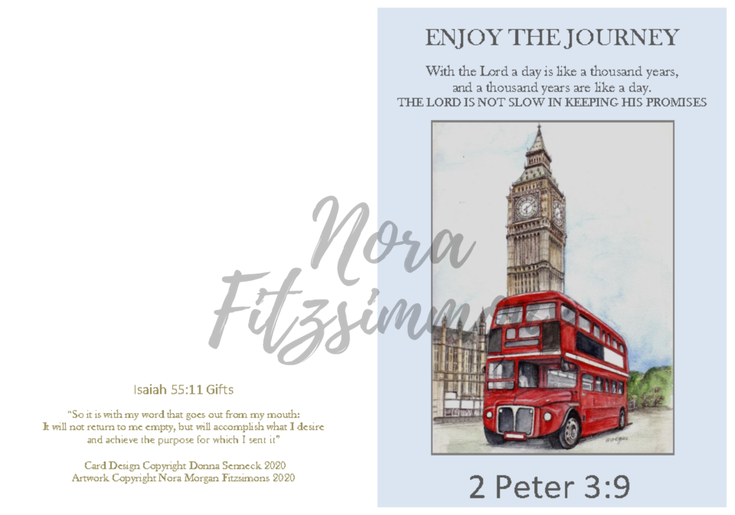 Enjoy The Journey - Faith Card