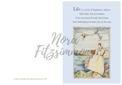 Life is a Circle of Happiness - Faith Card