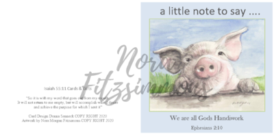A little Note To Say 3 - Faith Card