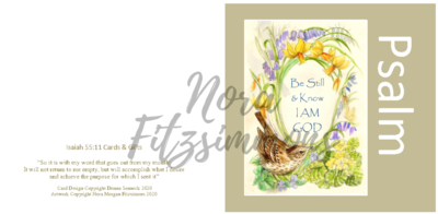 Be Still Wren - Faith Card